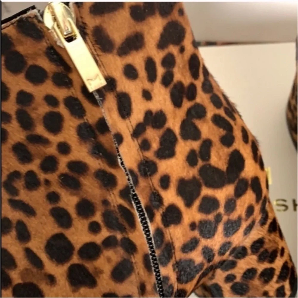 Marc Fisher Animal Print Ankle Booties
